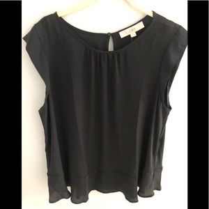 LOFT NWT black blouse